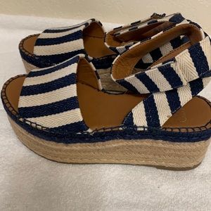 Franco Sarto wedge sandals slightly used size 7.5